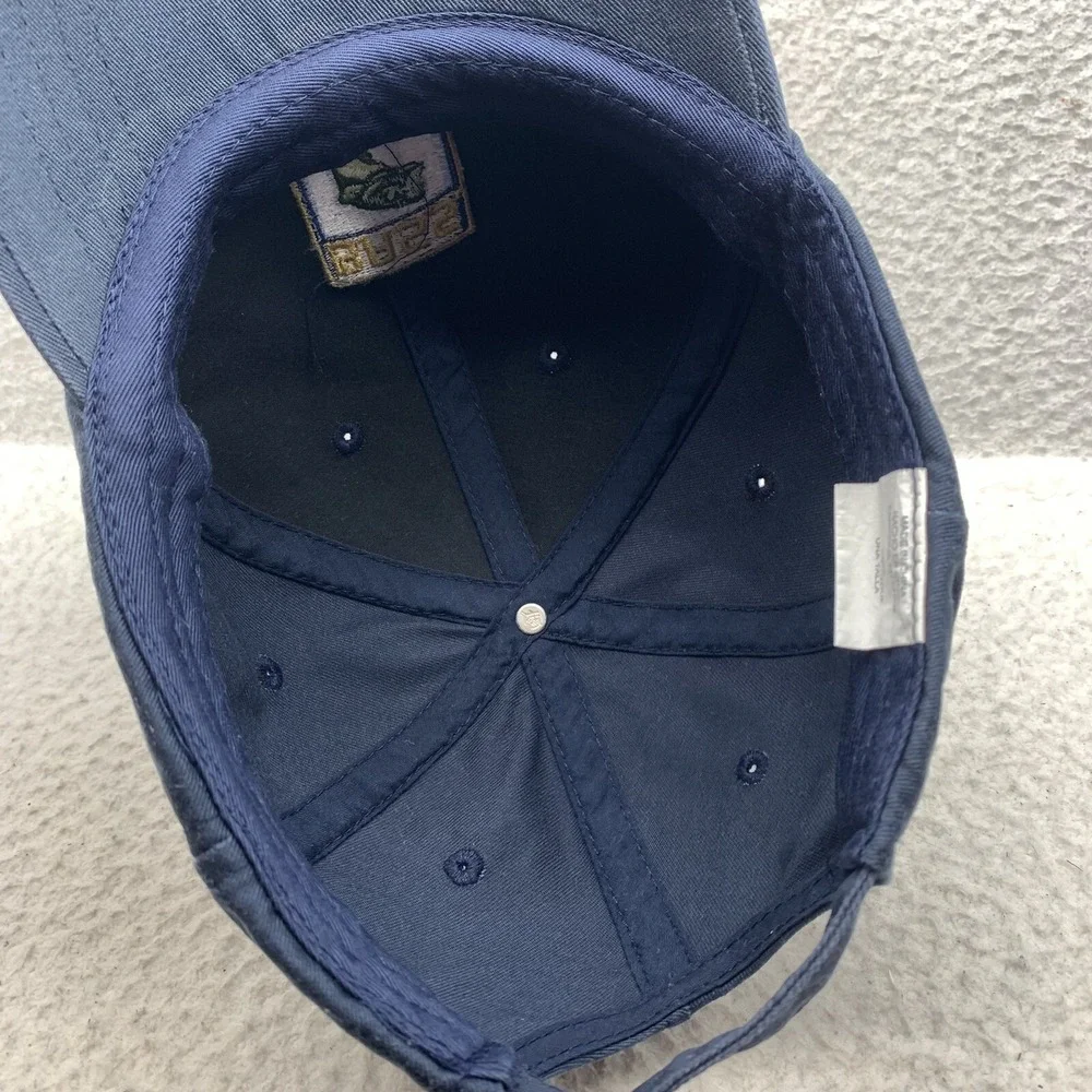 Bass Master Baseball‎ Hat Mens Strapback OSFM Fishing Outdoors Navy Blue Dad Cap